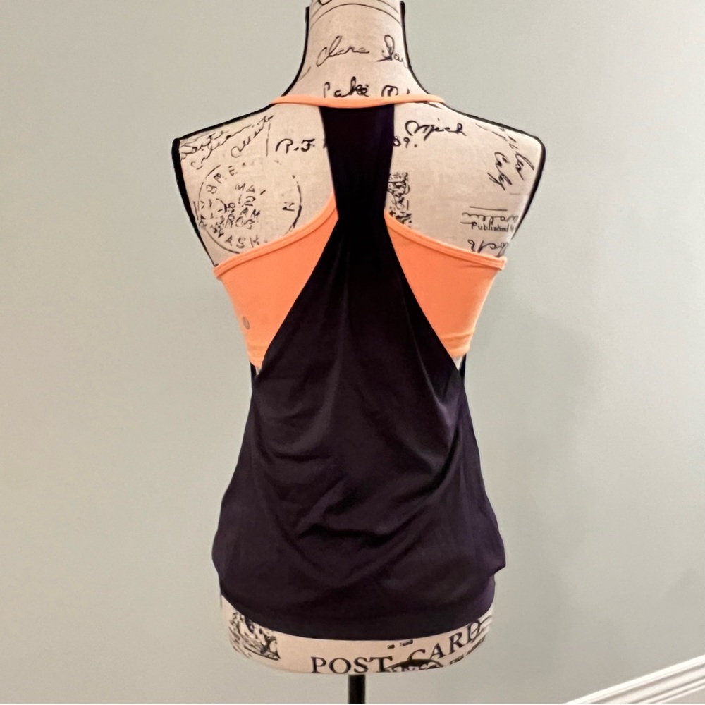 Lululemon Flowy Tank with attached Sports Bra